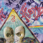 J- Vintage '94 Pink Floyd The Division Bell Tour Graphic Blue/Purple Tie Dye Single Stitch Tee - XL