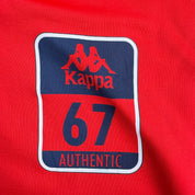J- Vintage Kappa Authentic Text & Logo Zip Up Track Jacket - 2XL