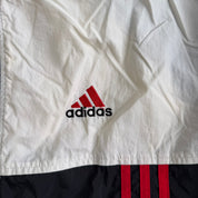J- Vintage Adidas Embroidered Logo Zip Up Lightweight Jacket - XL
