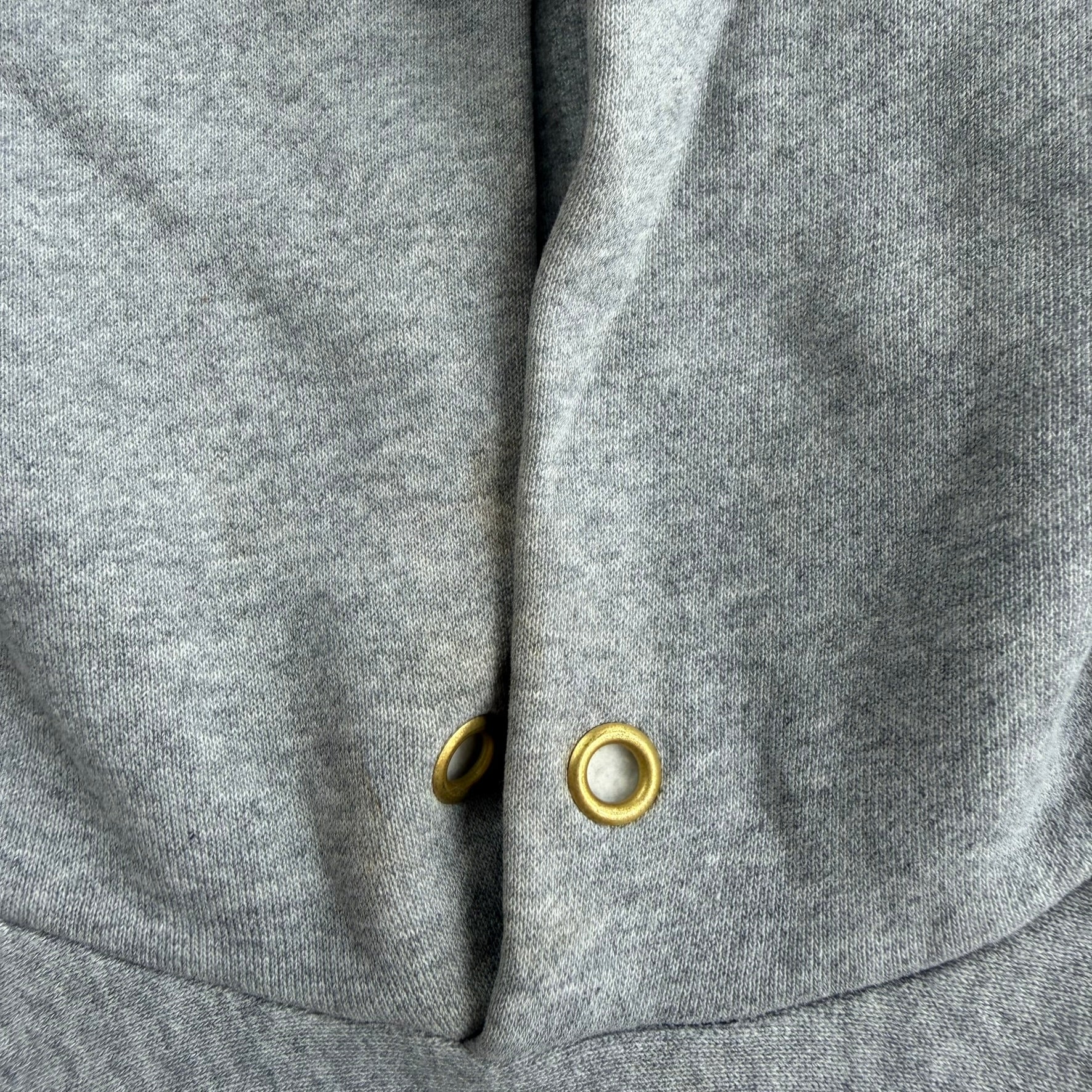 J- Vintage Nike Center Swoosh Embroidered Grey Hoodie - XL