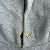 J- Vintage Nike Center Swoosh Embroidered Grey Hoodie - XL