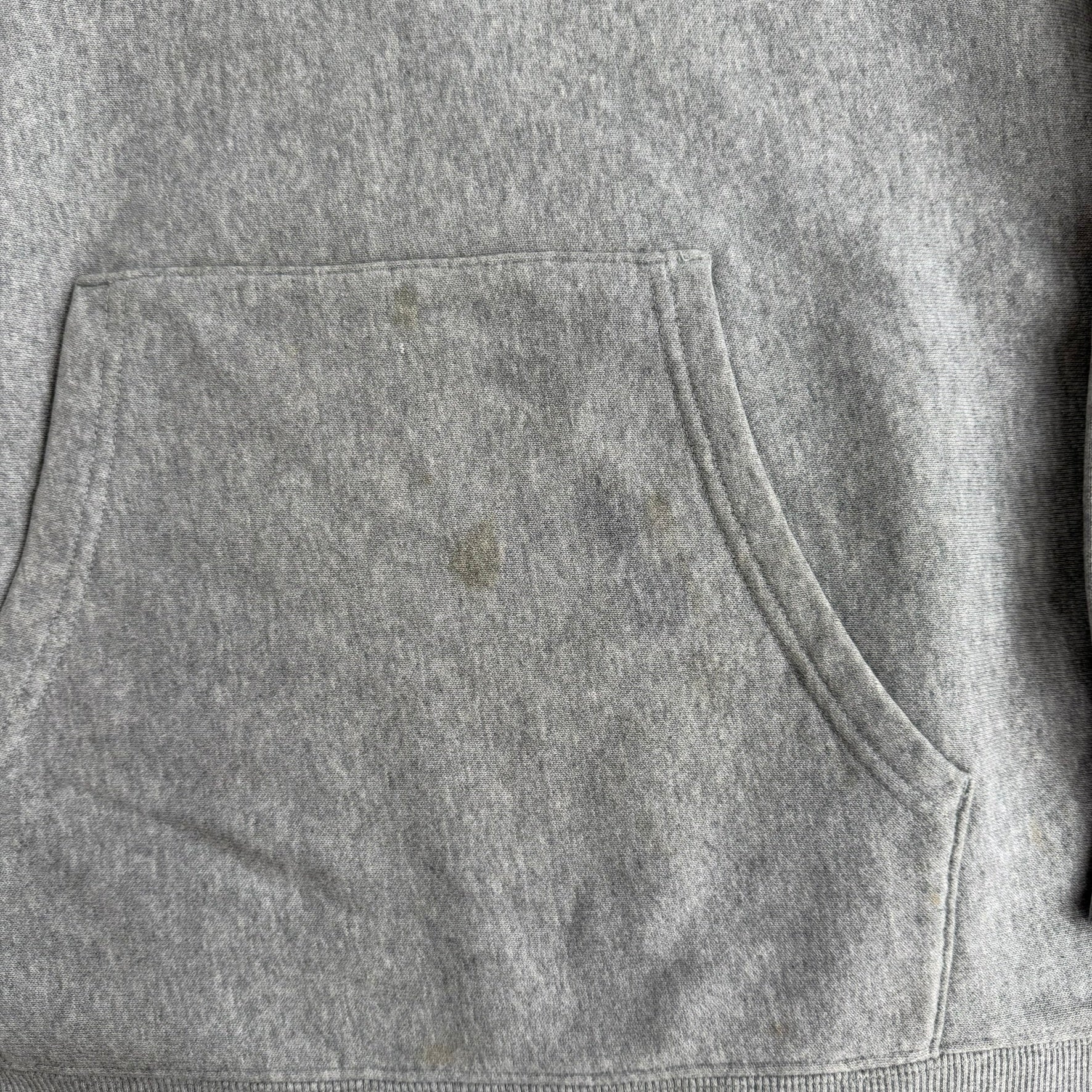 J- Vintage Nike Center Swoosh Embroidered Grey Hoodie - XL