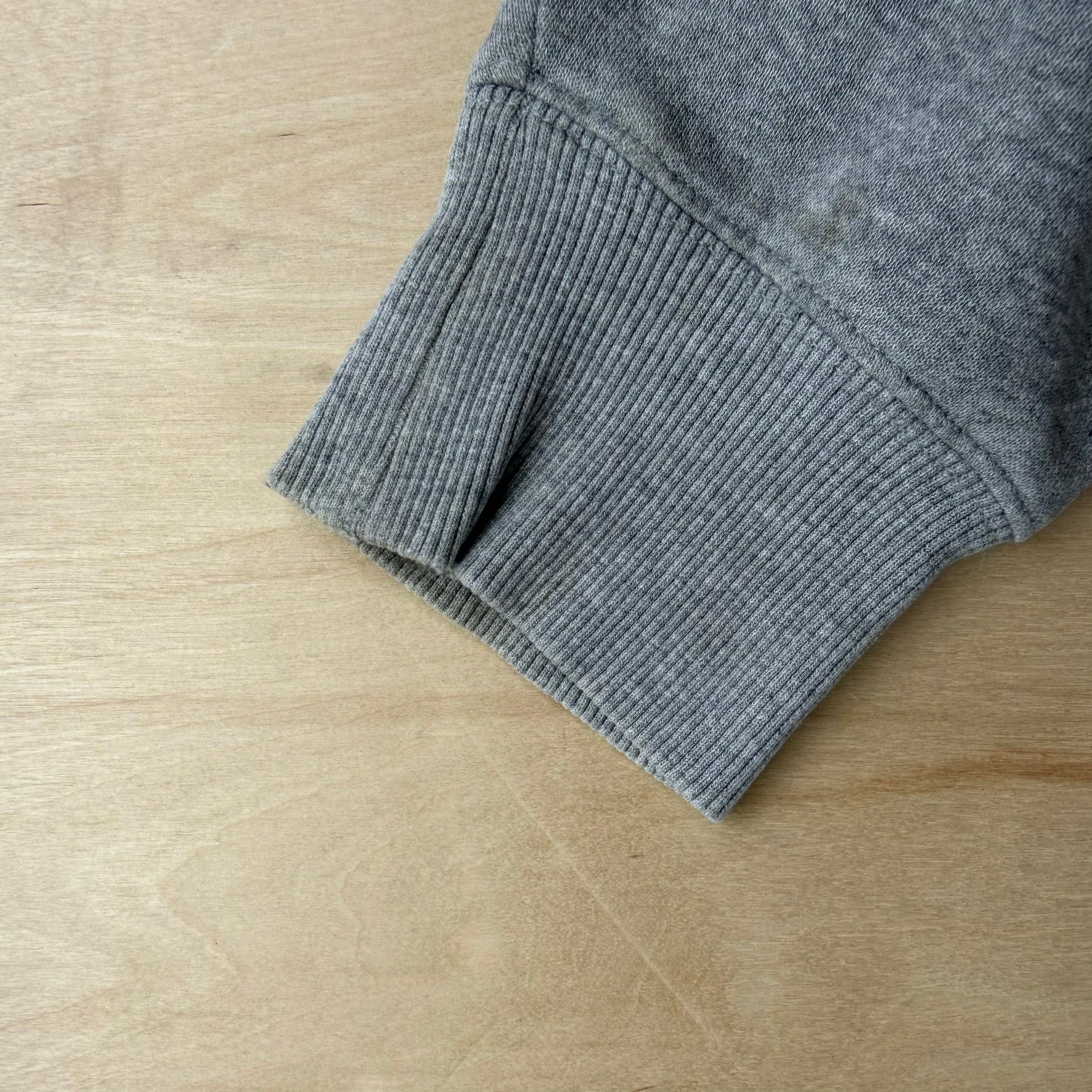 J- Vintage Nike Center Swoosh Embroidered Grey Hoodie - XL
