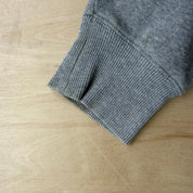 J- Vintage Nike Center Swoosh Embroidered Grey Hoodie - XL