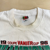 J- Vintage '96 Vanier Cup Saskatchewan Huskies Champions Graphic Single Stitch Tee - XL