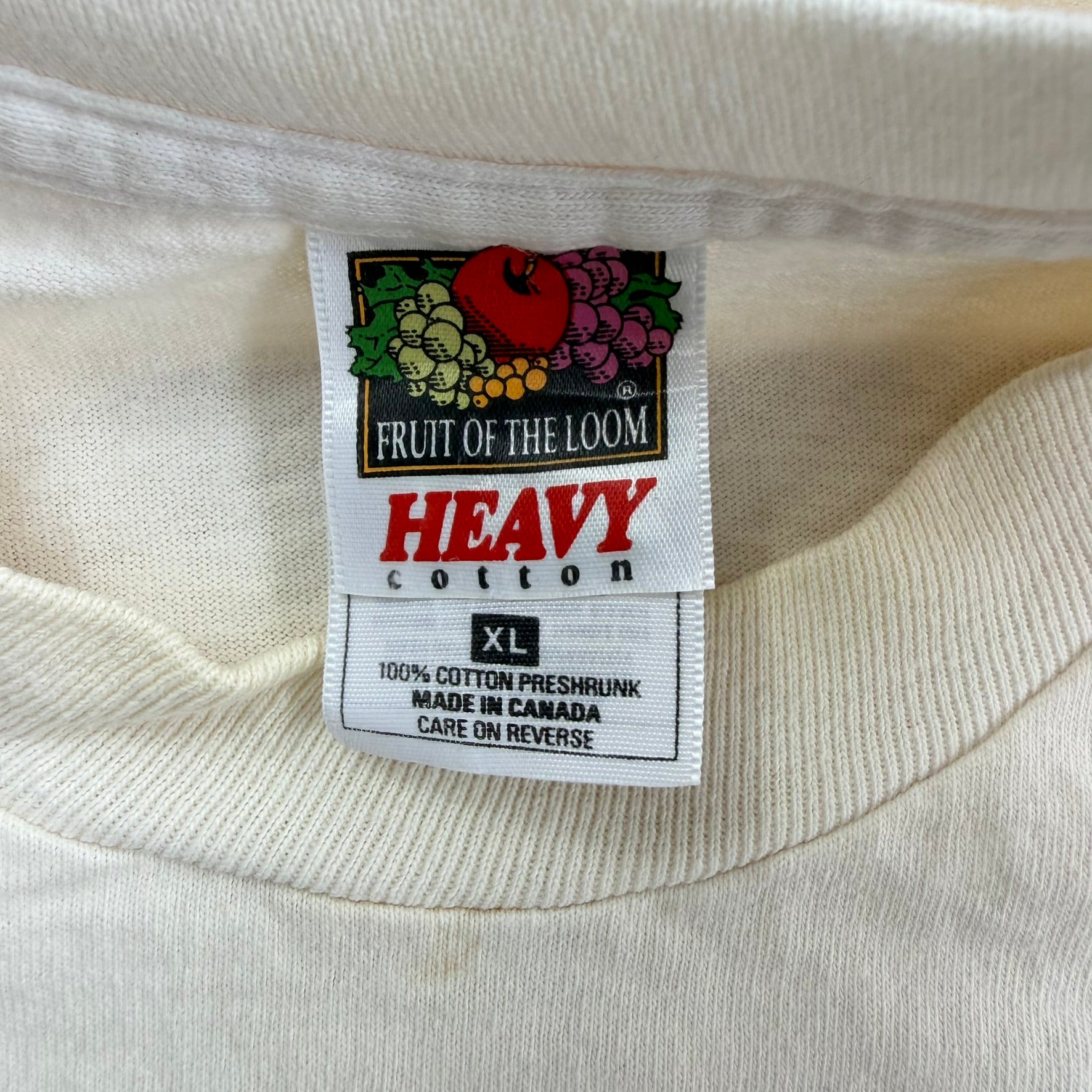 J- Vintage '96 Vanier Cup Saskatchewan Huskies Champions Graphic Single Stitch Tee - XL