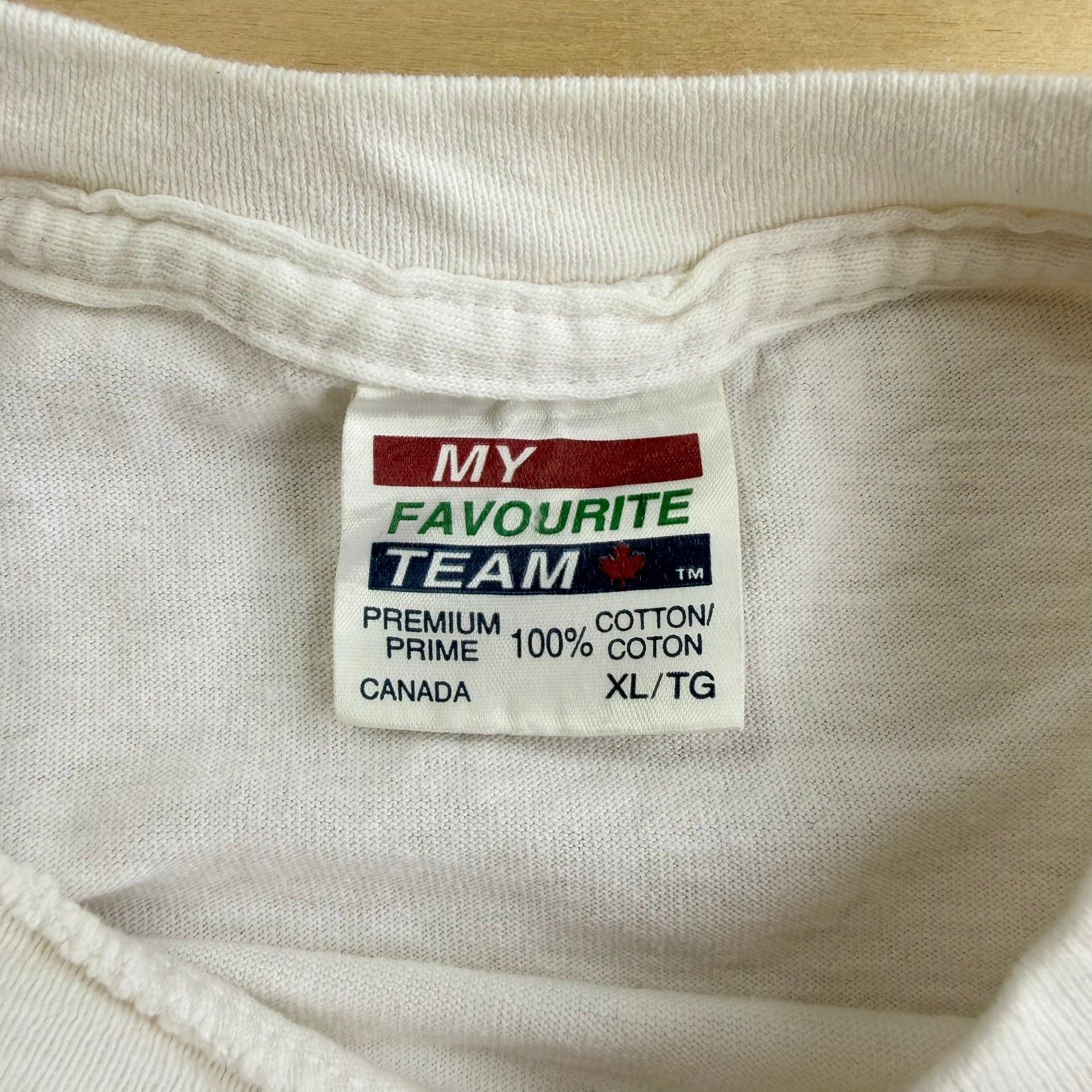 J- Vintage '94 CFL Grey Cup Championship B.C Lions Vs Baltimore Stallions Graphic Tee - XL