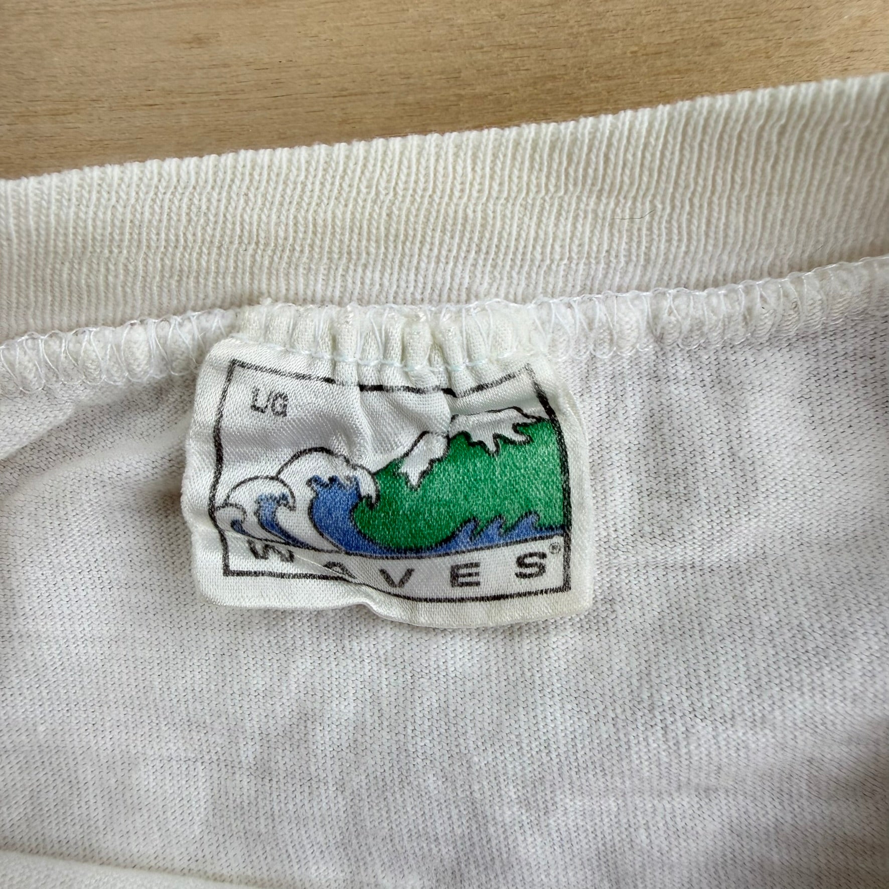 J- Vintage '89 Saskatchewan Roughriders CFL Grey Cup Champions Roster Graphic Single Stitch Tee - L