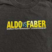J- Vintage '10 Jose Aldo Vs Urijah Faber World Extreme Cagefighting Graphic Tee - L