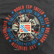 J- Vintage '94 World Cup USA Text Graphic Single Stitch Tee - L