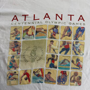 J- Vintage '96 Atlanta Centennial Olympic Games Graphic Single Stitch Tee - XL