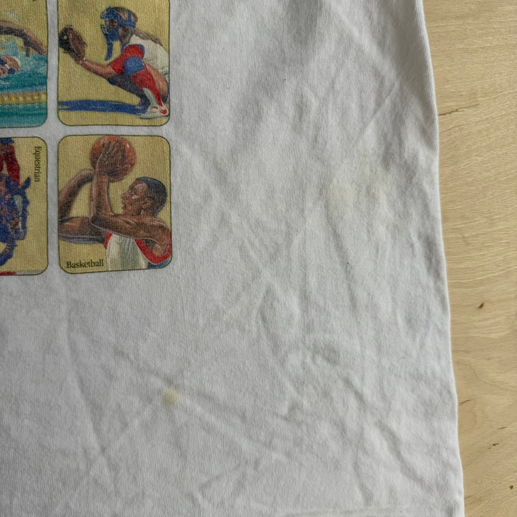 J- Vintage '96 Atlanta Centennial Olympic Games Graphic Single Stitch Tee - XL