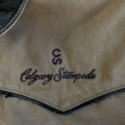 J- Vintage '07 Shaefer Outfitter Calgary Stampede Blanket Lined Made In USA Canvas Jacket - M
