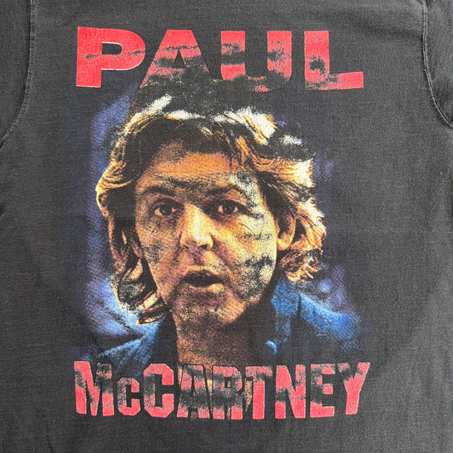 J- Vintage '02 Paul McCartney Driving USA Tour Picture Graphic Tee - M