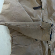 J- Vintage '07 Shaefer Outfitter Calgary Stampede Blanket Lined Made In USA Canvas Jacket - M