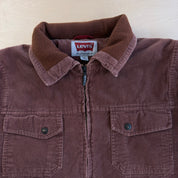 Levi's Quilt Lined Corduroy Zip Up Work Jacket - L