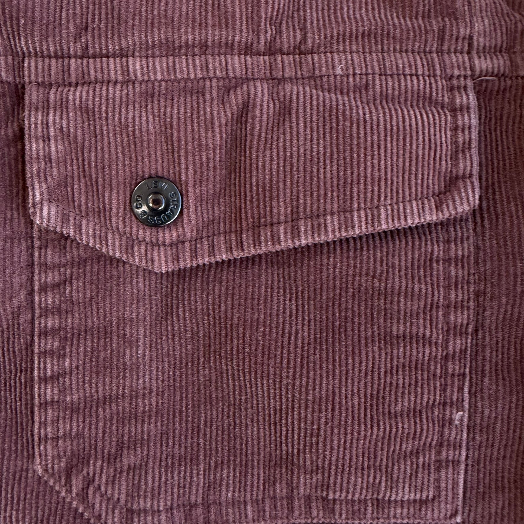 Levi's Quilt Lined Corduroy Zip Up Work Jacket - L