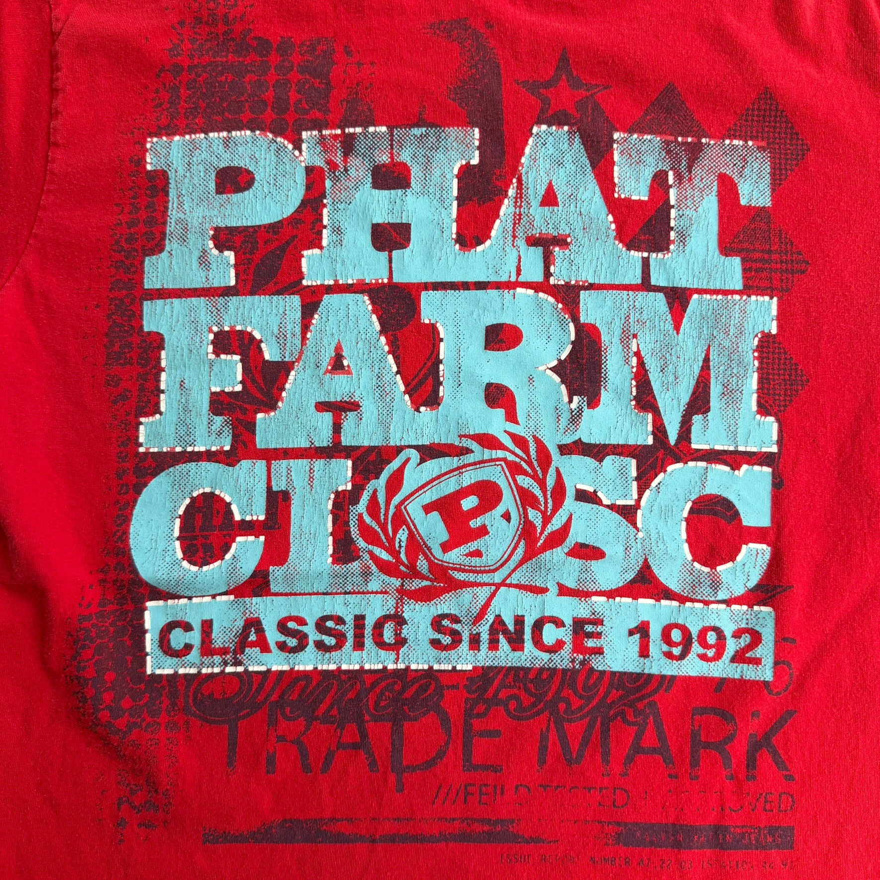 J- Vintage Phat Farm Text & Graphic Tee - M