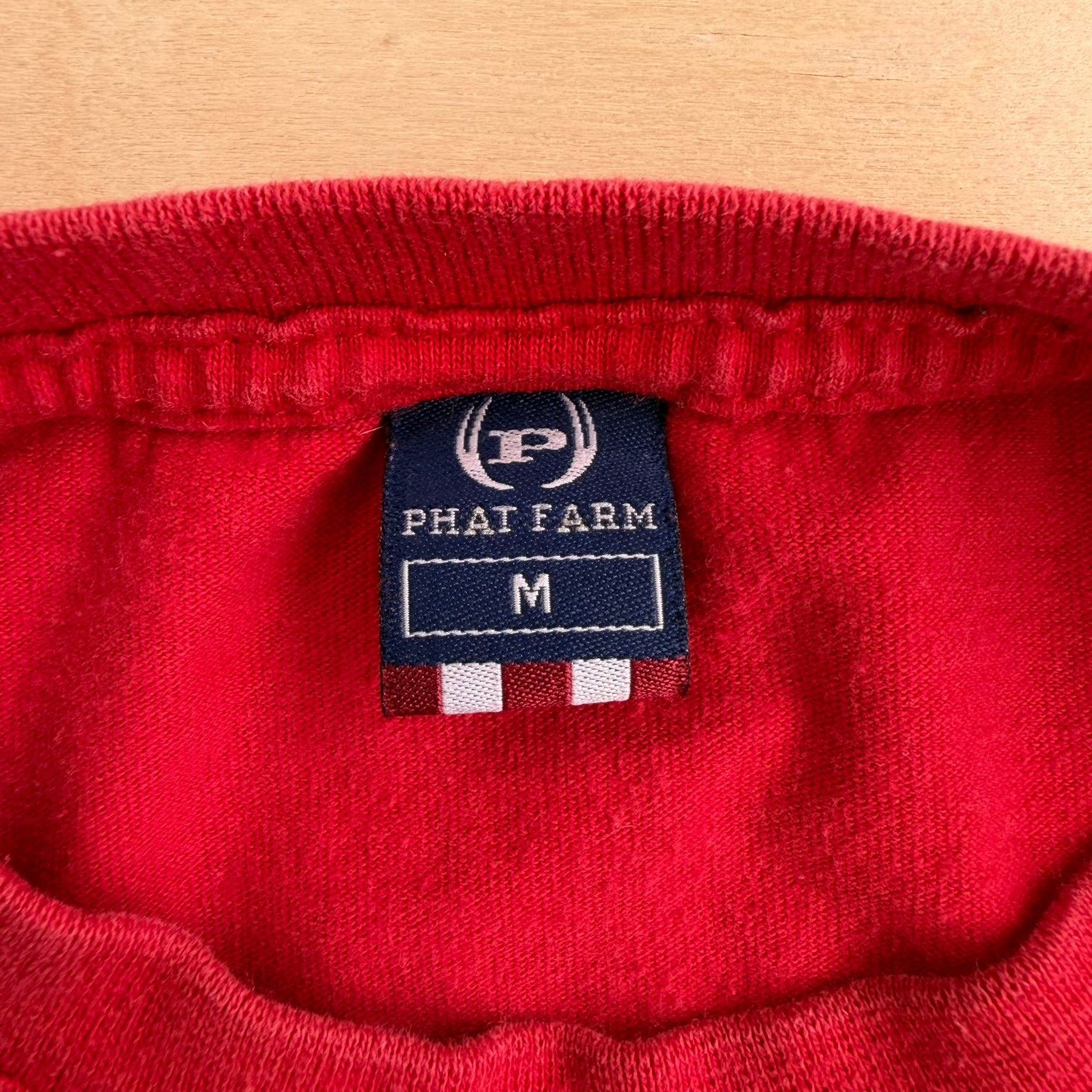 J- Vintage Phat Farm Text & Graphic Tee - M
