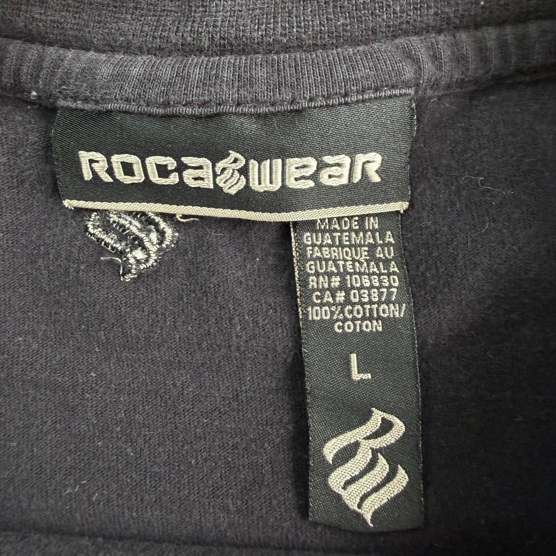 J- Vintage Y2K Rocawear Takers & Makers Text & Graphic Tee - L (fits XL)