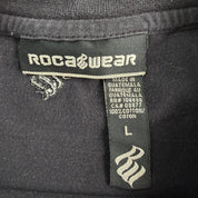 J- Vintage Y2K Rocawear Takers & Makers Text & Graphic Tee - L (fits XL)
