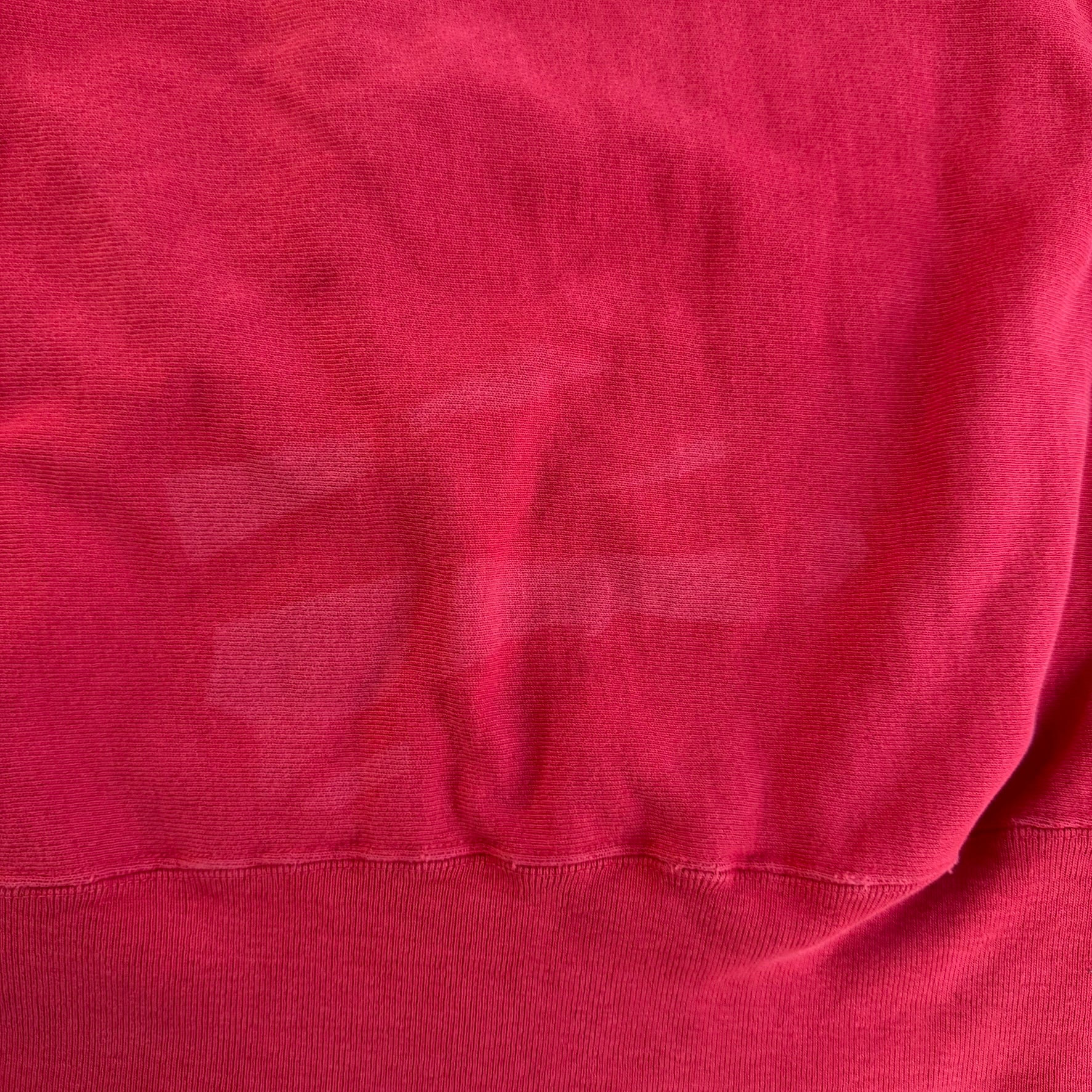 J- Vintage 80s Champion Reverse Weave Made In USA Embroidered Logo  Red Crewneck - L