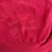 J- Vintage 80s Champion Reverse Weave Made In USA Embroidered Logo  Red Crewneck - L