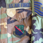 J- Vintage '84 U.S. Air Force M81 Woodland M65 Field Jacket - M
