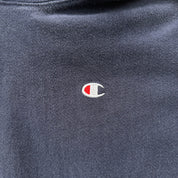 J- Vintage Champion Reverse Weave Embroidered Logo Hoodie - L