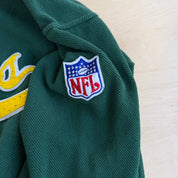 J- Vintage Green Bay Packers NFL Starter Chenille Embroidered Text Crewneck - L