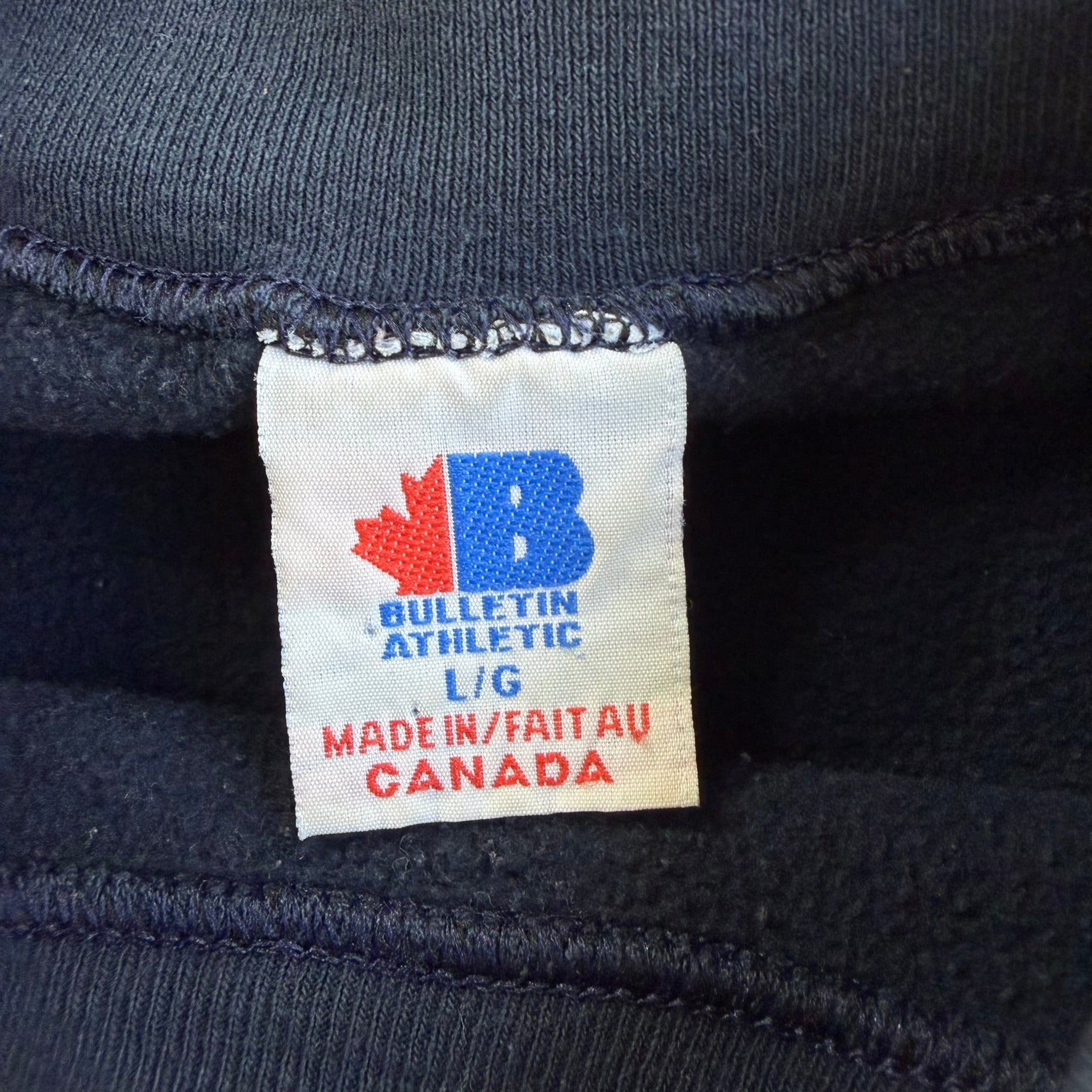 J- Vintage Dallas Cowboys NFL Graphic Text & Logo Made In Canada Crewneck - L