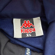 J- Vintage Kappa Embroidered Sleeve Logo & Text Zip Up Track Jacket - XL