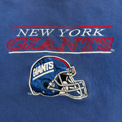 J- Vintage New York Giants NFL Starter Embroidered Graphic Text & Logo Crewneck - L
