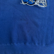 J- Vintage New York Giants NFL Starter Embroidered Graphic Text & Logo Crewneck - L