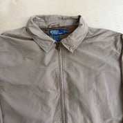 J- Vintage 90s Polo RL Zip Up Harrington Jacket - 2XL