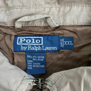 J- Vintage 90s Polo RL Zip Up Harrington Jacket - 2XL