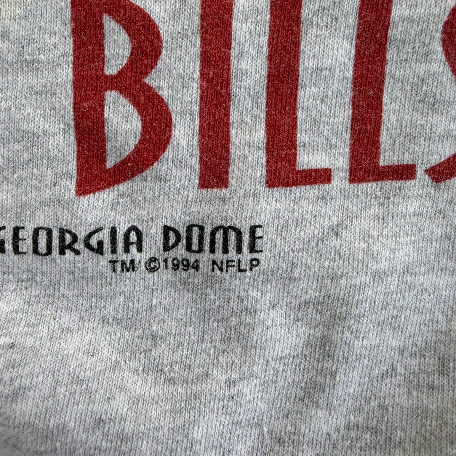 J- Vintage '94 NFL Super Bowl 28 Dallas Cowboys Buffalo Bills Graphic Made In USA Crewneck - XL (fits L)