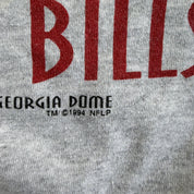 J- Vintage '94 NFL Super Bowl 28 Dallas Cowboys Buffalo Bills Graphic Made In USA Crewneck - XL (fits L)