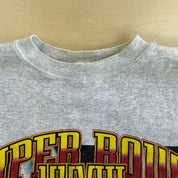 J- Vintage '94 NFL Super Bowl 28 Dallas Cowboys Buffalo Bills Graphic Made In USA Crewneck - XL (fits L)