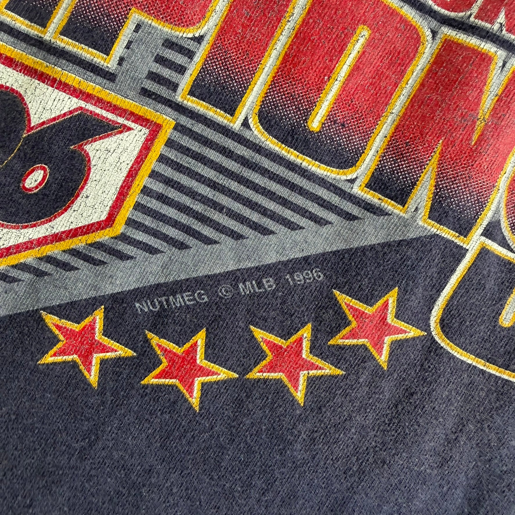J- Vintage '96 New York Yankees MLB Eastern Division Champs Graphic Lee Tee - XL