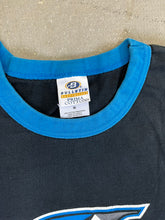 Load image into Gallery viewer, D- Vintage 2004 Toronto Blue Jays MLB Bulletin Logo Ringer Tee
