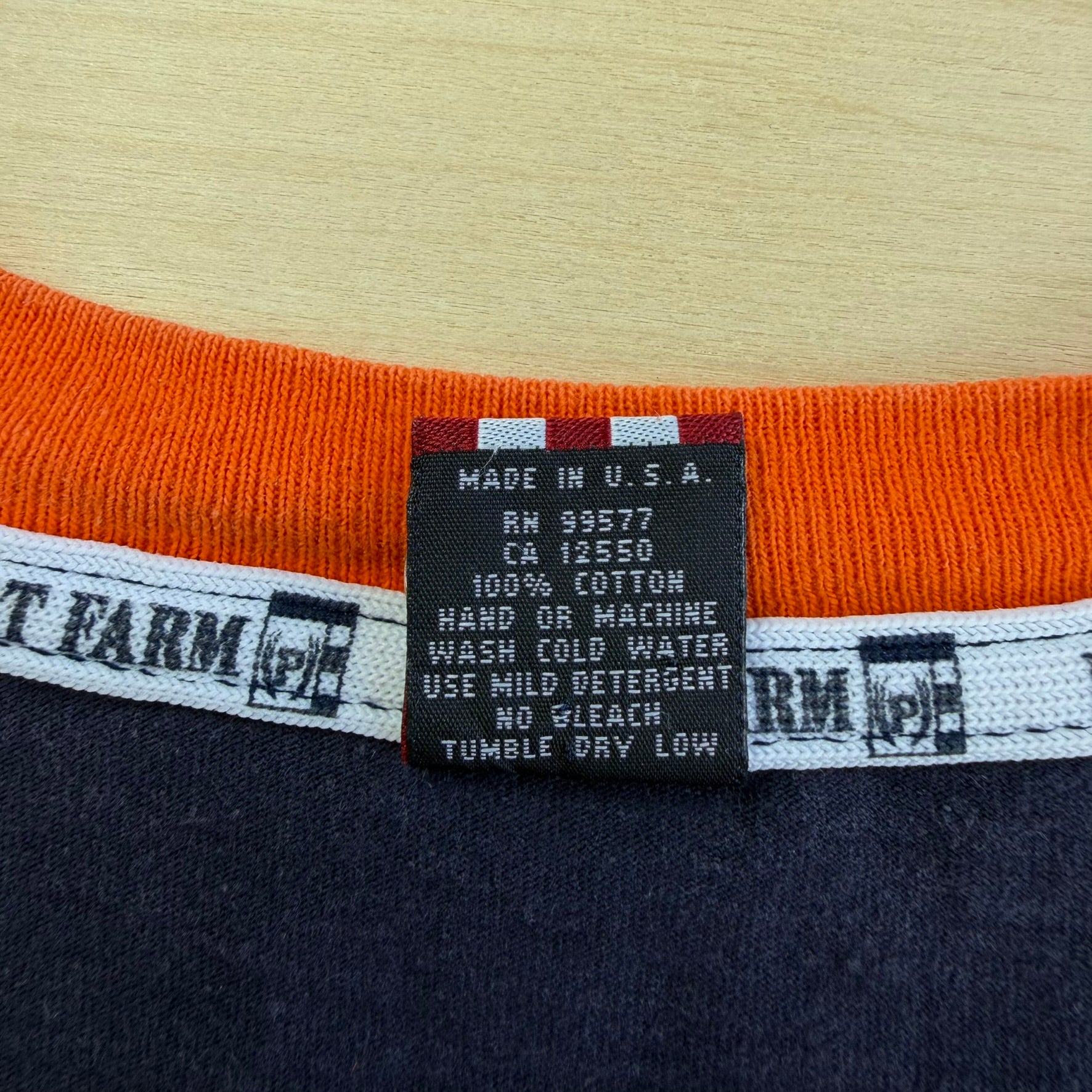 J- Vintage 90s Phat Farm Logo Graphic Made In USA Tee - XL