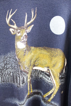 Load image into Gallery viewer, White Tail Deer &amp; Moon Crewneck
