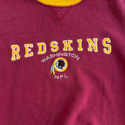 J- Vintage Washington Commanders NFL Embroidered Logo & Text Crewneck - L