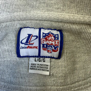 J- Vintage Los Angeles Rams NFL Logo Athletic Embroidered Logo Henley Crewneck - L