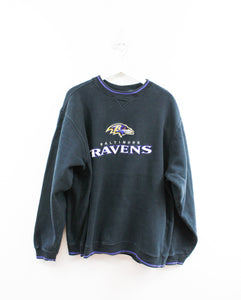 Nfl Baltimore Ravens Embroidered Crewneck