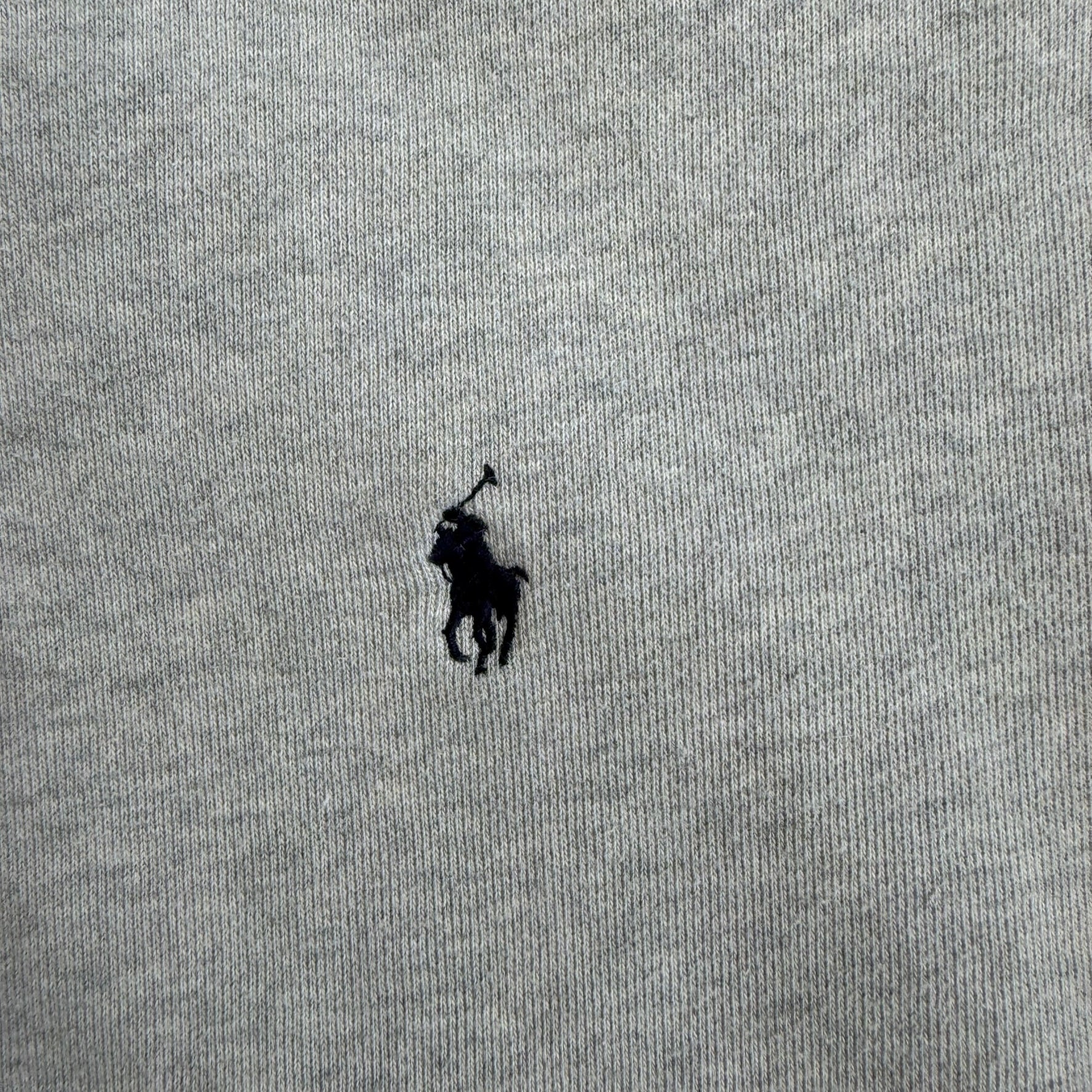 J- Vintage 90s Polo RL Embroidered Logo Zip Up Hoodie - L