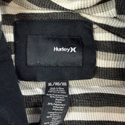 J- Hurley Text Logo Zip Up Hoodie - XL