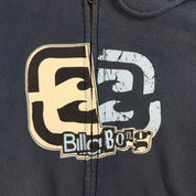 J- Billabong Logo Zip Up Hoodie - XL
