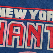 J- Vintage New York Giant NFL Logo & Text Graphic Crewneck - L